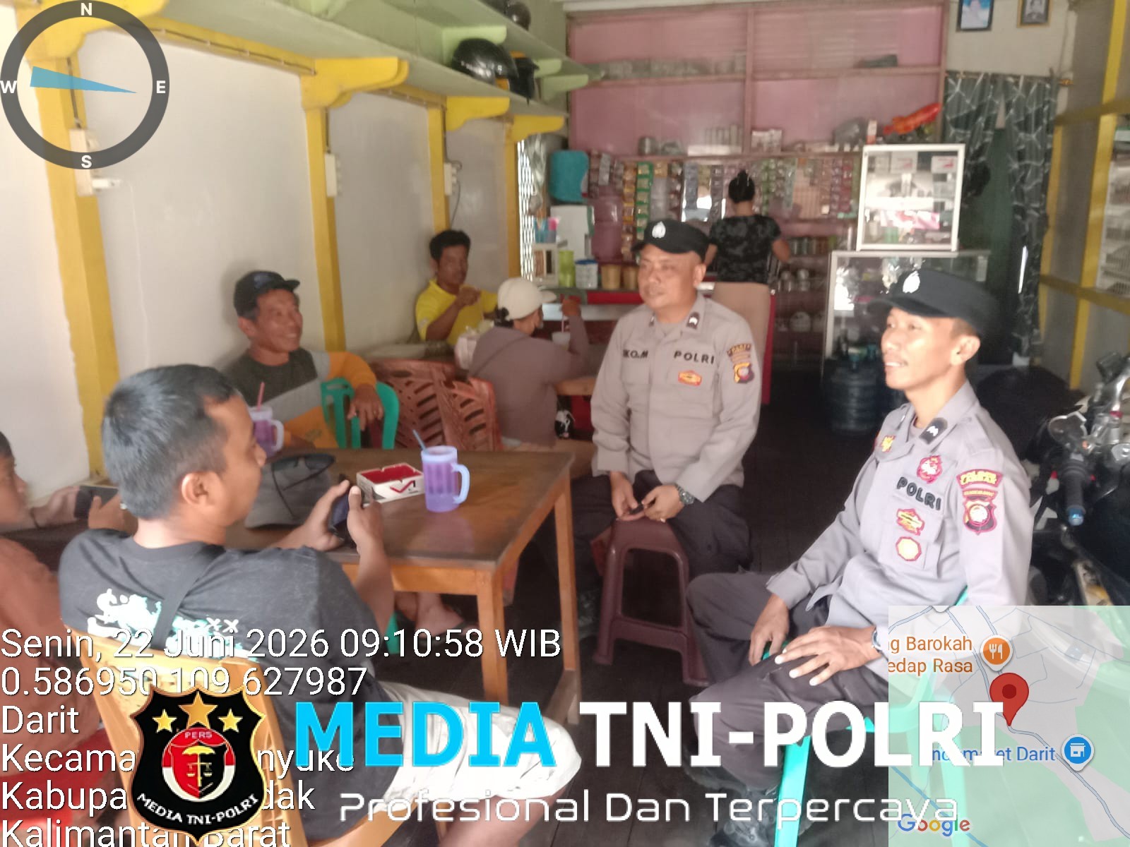 Cegah Tindak Kriminalitas Samapta Polsek Menyuke Laksanakan Patroli Rutin