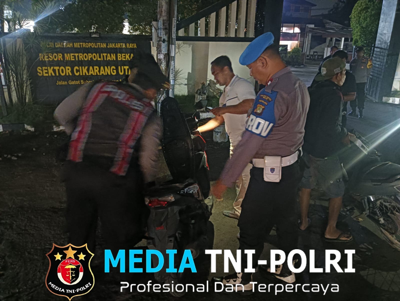 Jaga Jakarta Jaga Bekasi, Polsek Cikarang Utara Gelar OKJ Cegah Tawuran dan Kejahatan Jalanan