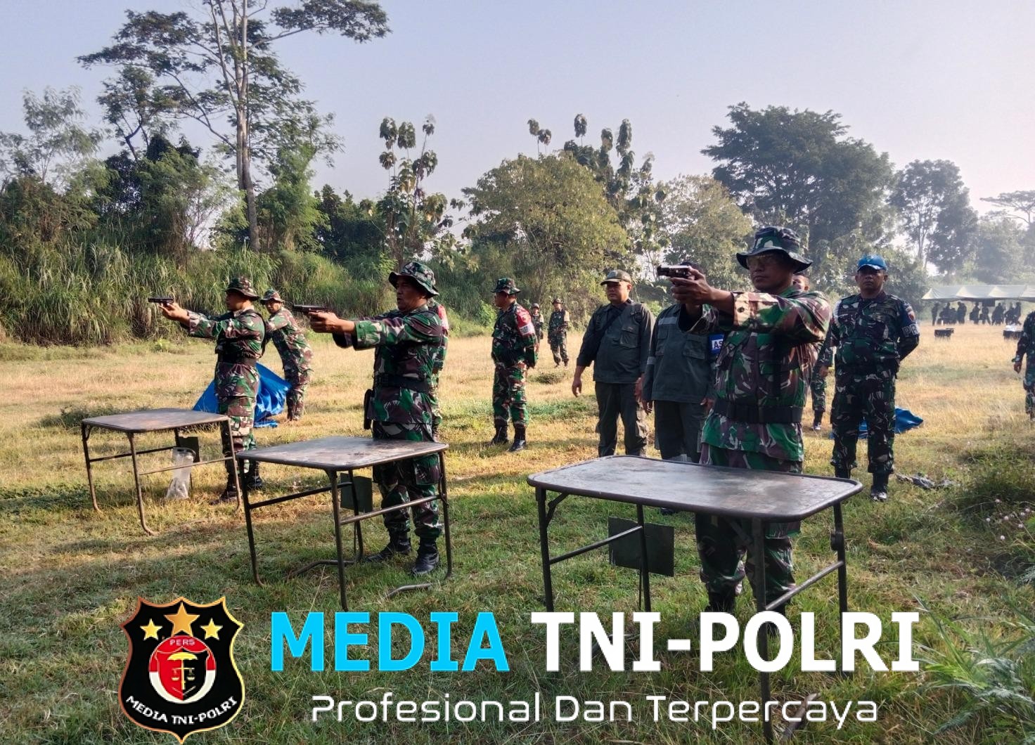 Personel Jajaran Kodim 0808/Blitar Gelar Latihan Menembak Senjata Ringan Semester