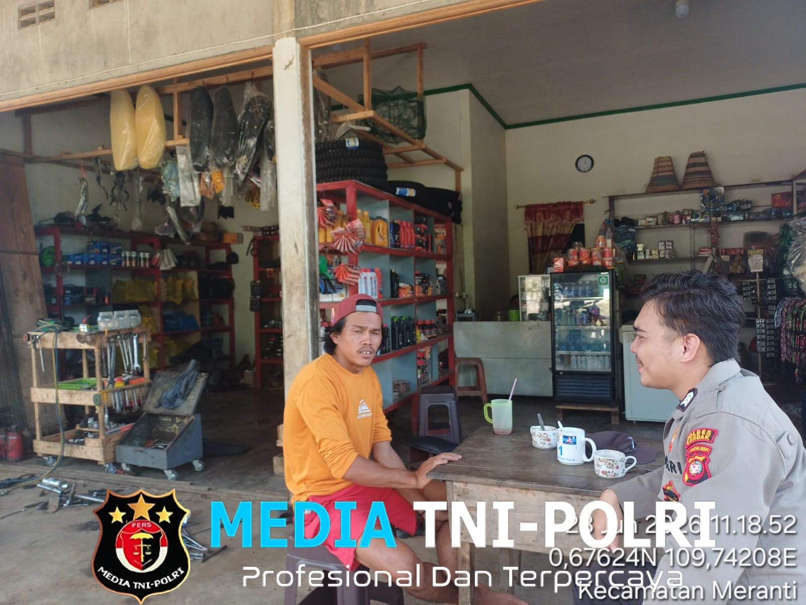Duduk Berdampingan, Bukan Sekadar Himbauan Sisi Humanis Polisi dalam Sambang Warga
