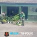 Sinergi dan Jaga Kebersihan, Bati Tuud Pimpin Kerja Bakti Pembersihan Pangkalan Koramil 0825/09 Tegaldlimo