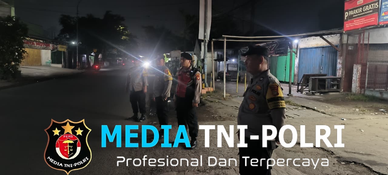 Jaga Jakarta Jaga Bekasi, KRYD Polsek Cikarang Utara Sisir Titik Rawan pada Dini Hari