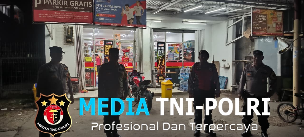 Jaga Jakarta Jaga Bekasi, KRYD Polsek Cikarang Utara Sisir Titik Rawan pada Dini Hari