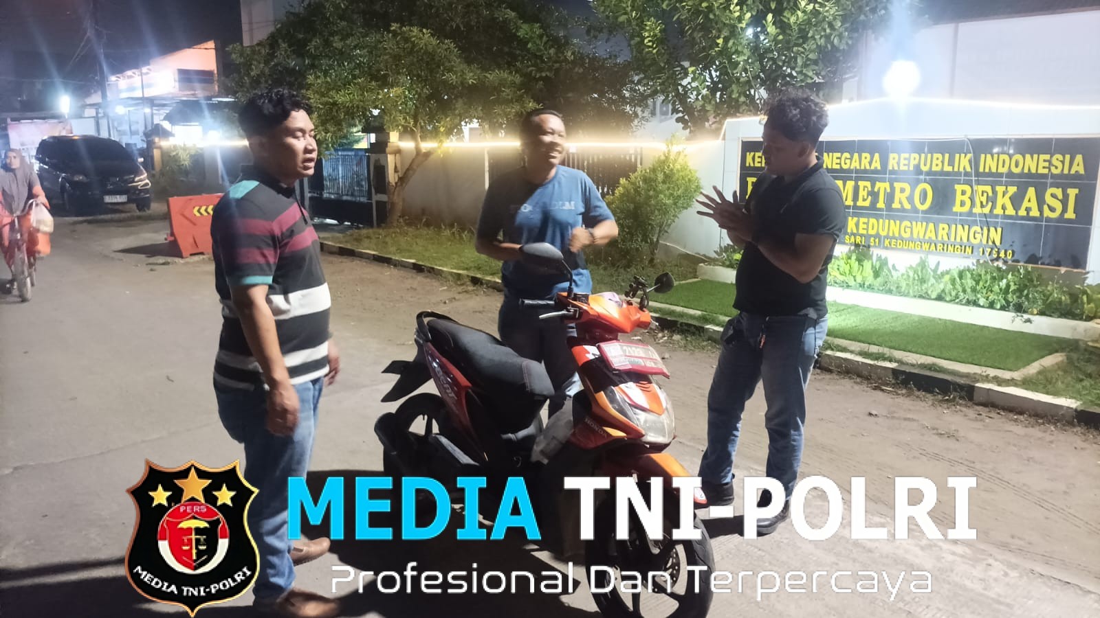 Jaga Jakarta Jaga Bekasi, Polsek Kedungwaringin Gelar OKJ dan Patroli Biru di Bojongsari