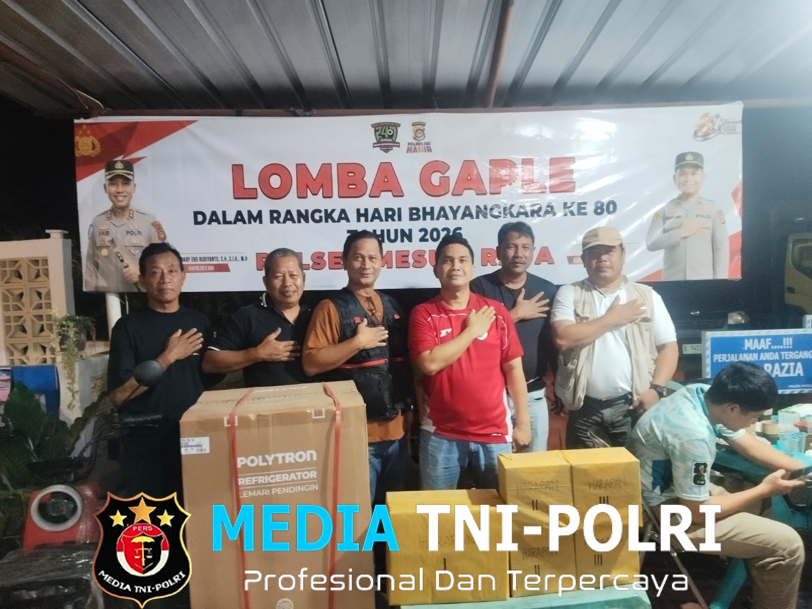 Lomba Gaple HUT Bhayangkara Ke-80: Cara Hangat Polsek Mesuji Raya Jaga Harkamtibmas Bersama Warga