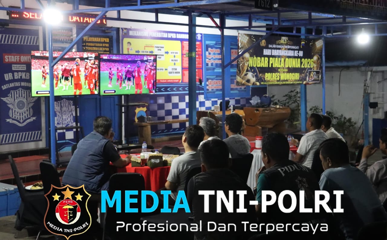 Polres Wonogiri Gelar Nobar Piala Dunia 2026, Perkuat Sinergi Polri dengan Masyarakat