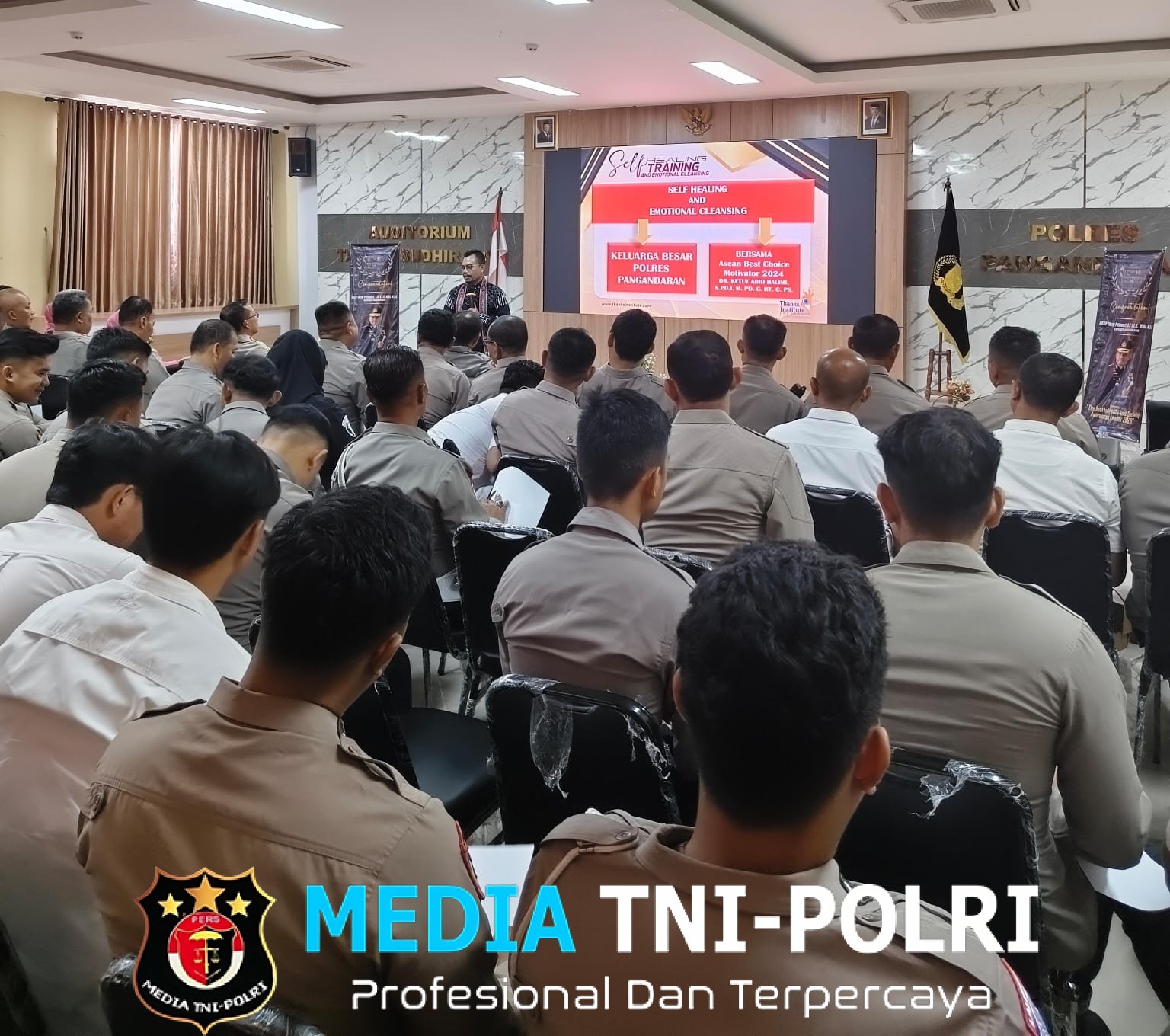 Keunikan Sambut HUT Bhayangkara ke-80 Polres Pangandaran Gelar Emotional Cleansing Training