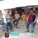 Jaga Jakarta Jaga Bekasi, Polsek Serang Baru Patroli Jalan Kaki di Pangkalan Ojek Kota Serang Baru