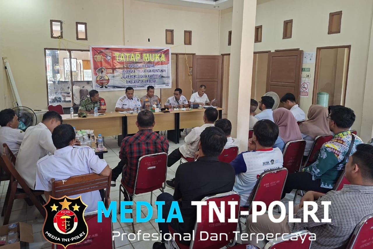 Perkuat Harkamtibmas, Kapolsek Air Besar Rangkul Forkopimcam dan Tokoh Masyarakat dalam TAPKA