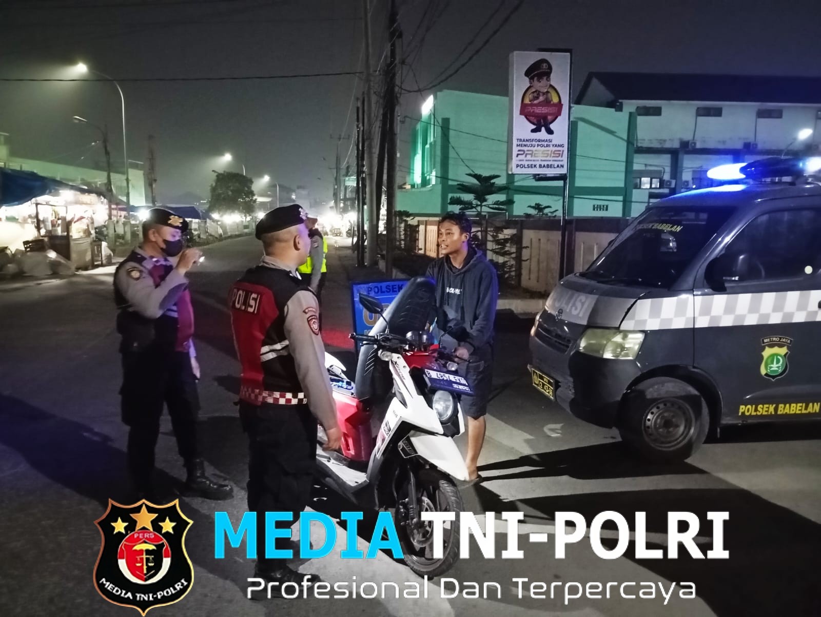 Jaga Jakarta Jaga Bekasi, Polsek Babelan Gelar OKJ Antisipasi 3C dan Tawuran