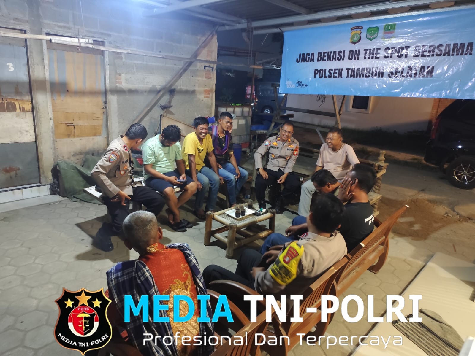 Jaga Jakarta Jaga Bekasi, Polsek Tambun Selatan Ajak Warga Srimukti Perkuat Pengawasan Remaja