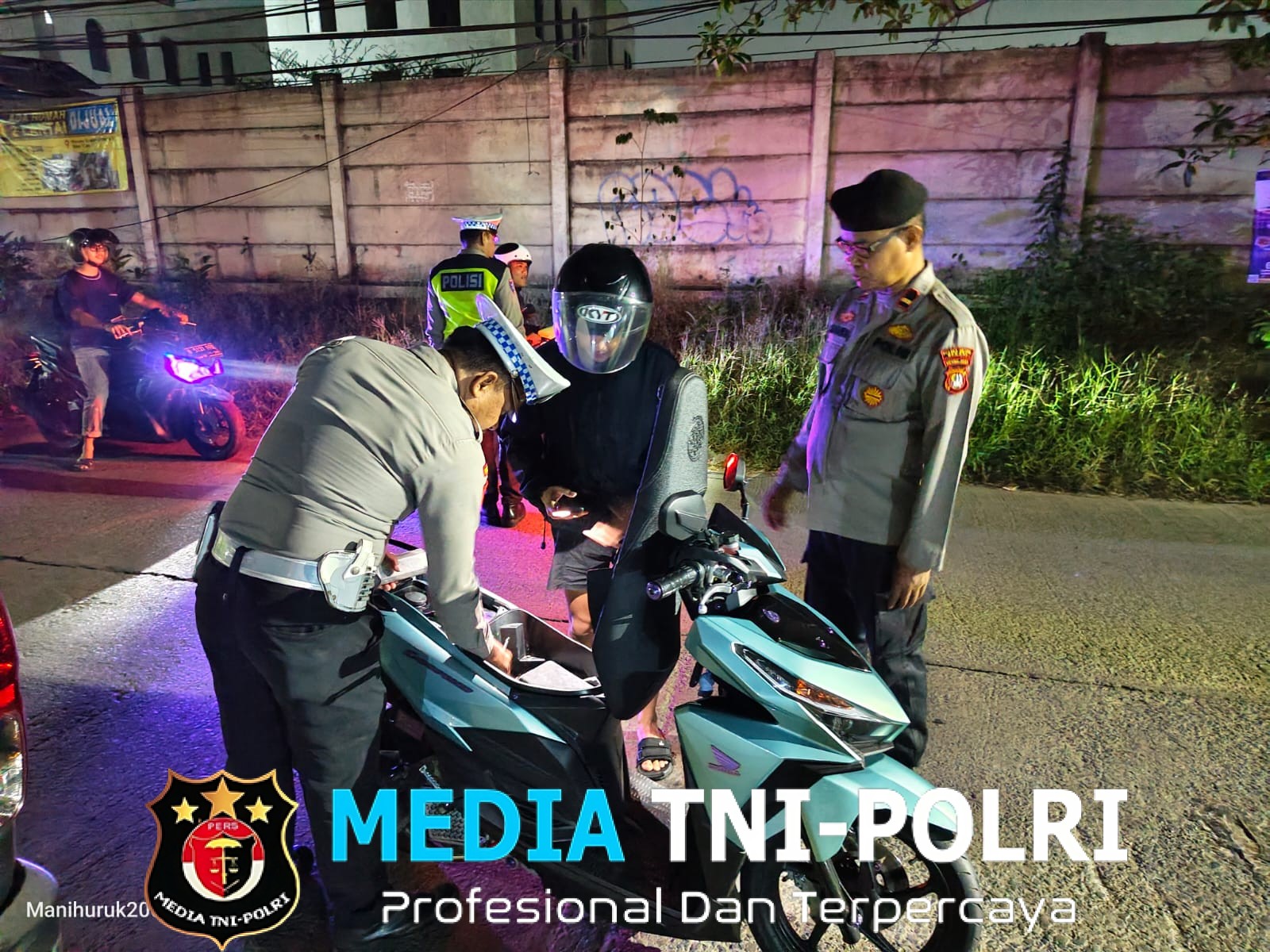 Patroli Polsek Tambun Selatan Siapkan KRYD Antisipasi 3C dan Balap Liar