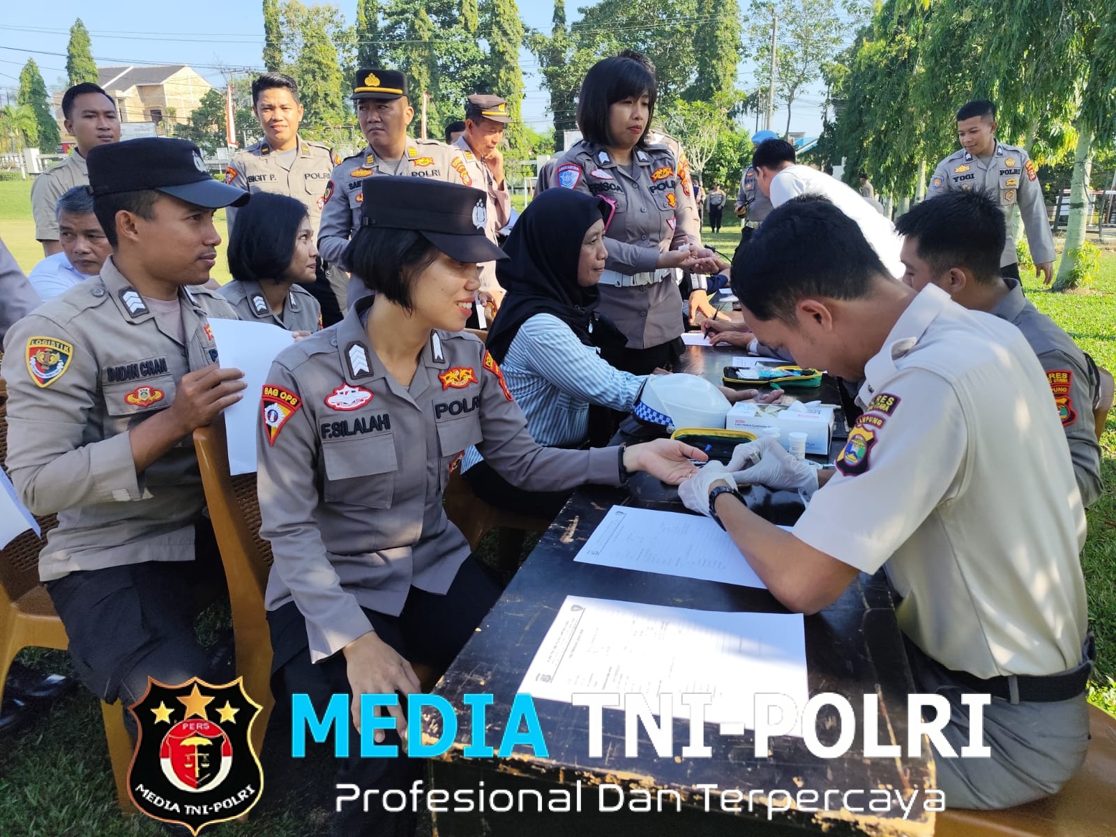 Jelang Hari Bhayangkara ke-80, Sidokkes Polres Lampung Utara Gelar Pemeriksaan Kesehatan Personel