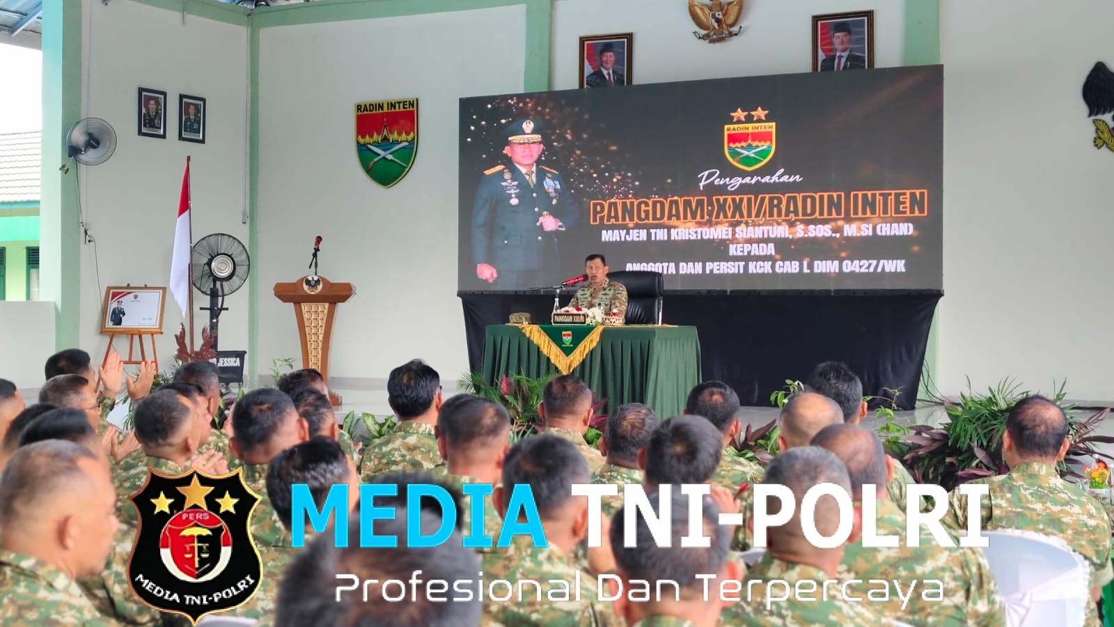 Danrem 043/Gatam Dampingi Pangdam XXI/Radin Inten Perkuat Sinergi dan Resmikan Fasilitas Baru di Way Kanan