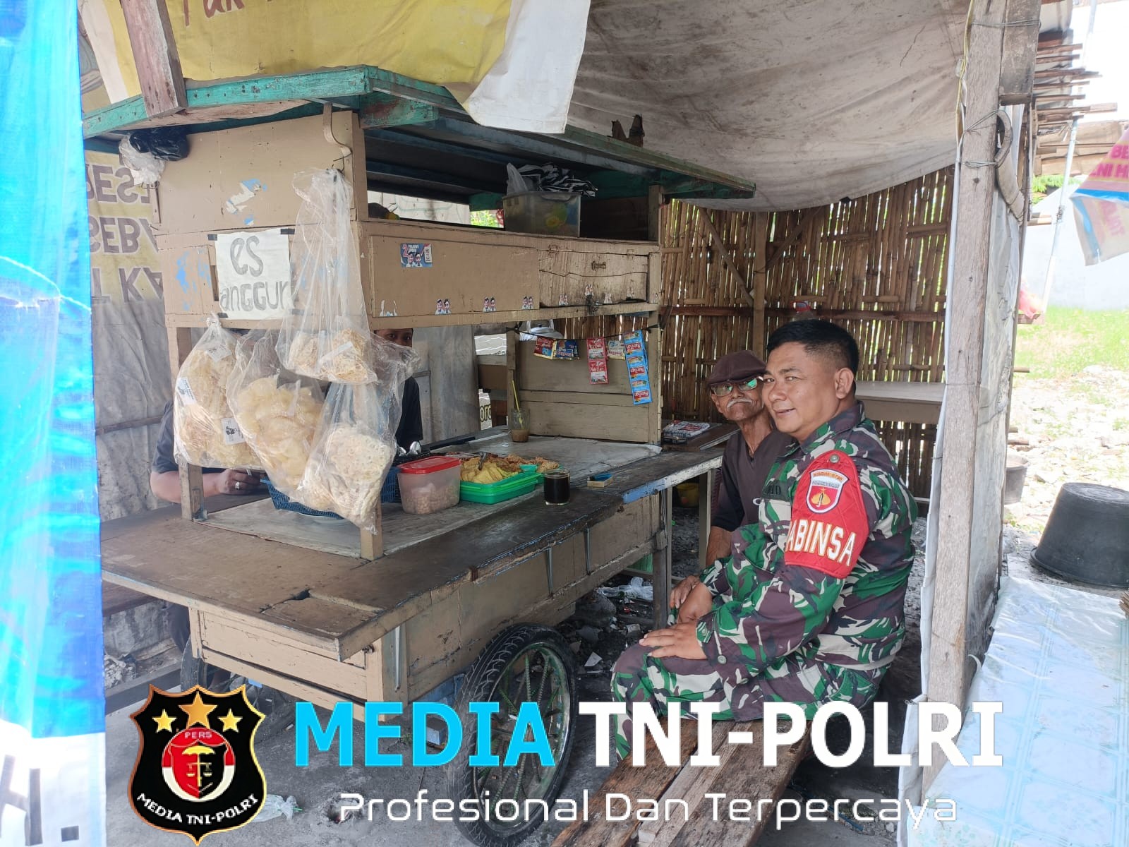 Dari Warung Angkringan, Babinsa Kratonan Bangun Kepercayaan Warga Binaan