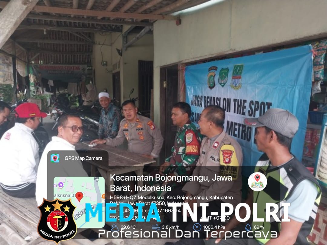 Jaga Jakarta Jaga Bekasi, Kapolsek Bojongmangu Ajak Warga Medalkrisna Aktifkan Siskamling dan Cegah Kebakaran