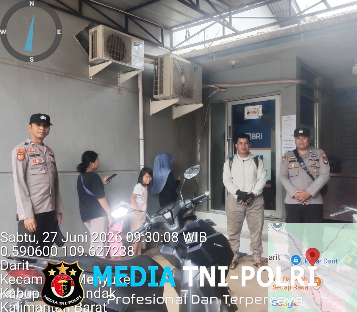 Samapta Polsek Menyuke Imbau Masyarakat Untuk Selalu Waspada Saat Beraktifitas