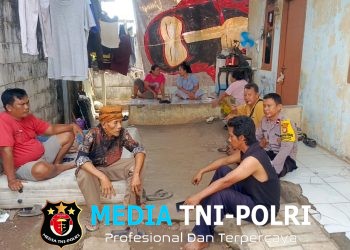 Bhabinkamtibmas Jejalenjaya Sambangi Kontrakan dan Kos di Kampung Kebon