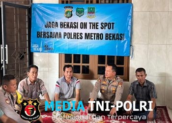 Jaga Bekasi On The Spot, Kapolsek Cikarang Pusat Serap Aspirasi Warga dan Perkuat Sinergi Kamtibmas di Desa Sukamahi