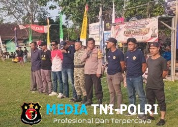 Jaga Jakarta Jaga Bekasi, Polsek Serang Baru Kawal Kades Cup 2026 Desa Cilangkara