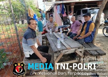 Jaga Jakarta Jaga Bekasi, Patroli Sambang Polsek Babelan Ajak Warga Kebalen Hidupkan Siskamling