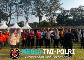 Jaga Jakarta Jaga Bekasi, Karoada B/J Slog Polri Cek Kesiapan Pasar Rakyat HUT Bhayangkara ke-80