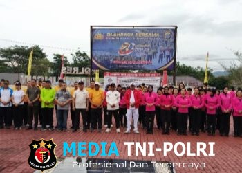 Polres Simalungun Gelar Olahraga Bersama dan Lucky Draw, Bupati: Momentum Perkuat Sinergi Sambut HUT Bhayangkara ke-80