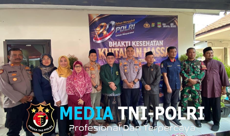 Polsek Setu Gelar Khitanan Massal Gratis, Puluhan Anak Ikuti Bakti Kesehatan Sambut Hari Bhayangkara ke-80