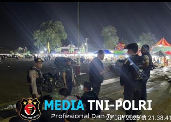 Cegah Gangguan Kamtibmas, Polres Lampung Utara Intensifkan Patroli Malam