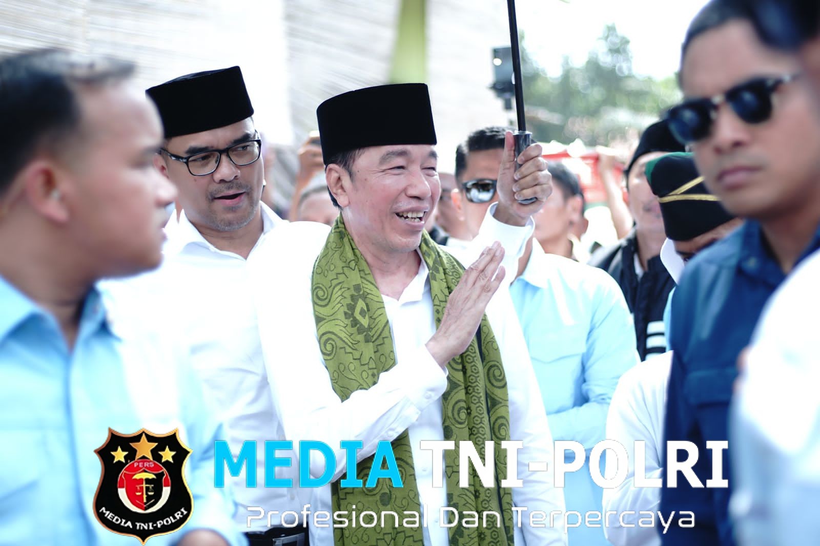 Kapolres Pimpin Langsung Pengamanan, Kunjungan Presiden RI Ke-7 di Lampung Tengah Berjalan Aman dan Kondusif