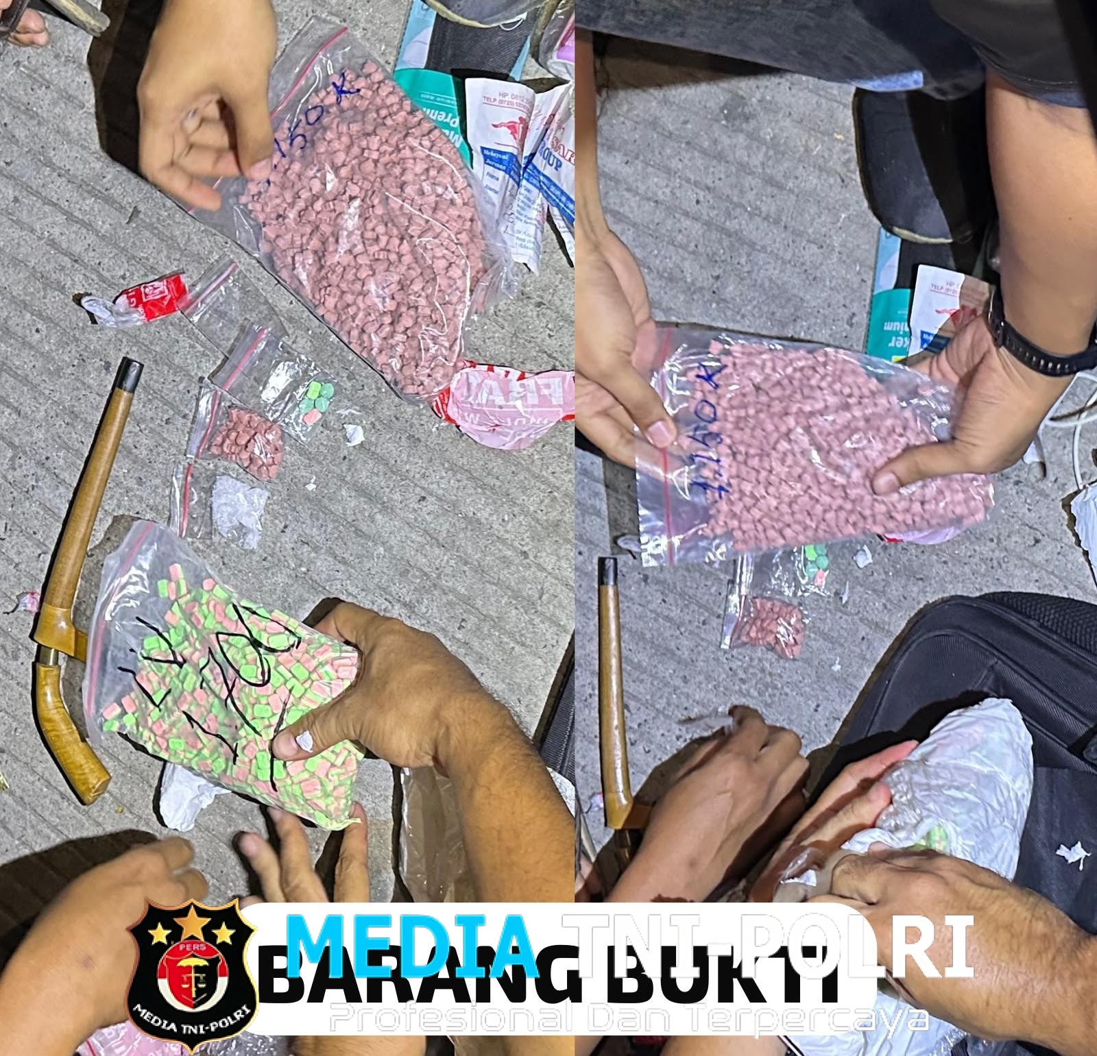 Polisi Gagalkan Penyelundupan Ribuan Pil Ekstasi dan Sabu di Tol Lampung Tengah, Satu Kurir Ditangkap