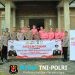 Sambut Hari Bhayangkara ke-80, Polres Tulang Bawang Barat Anjangsana dan Berikan Bantuan untuk Purnawirawan serta Warakawuri
