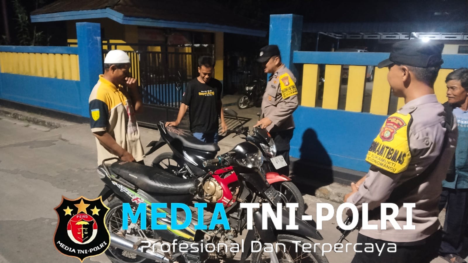 Jaga Jakarta Jaga Bekasi, Patroli Biru Polsek Bojongmangu Cegah Kejahatan Jalanan dan Tawuran