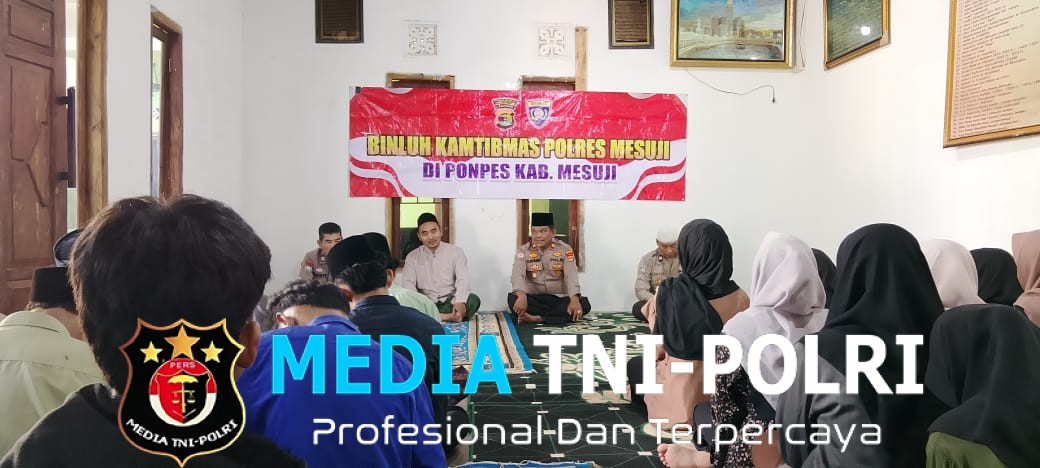 Polres Mesuji Perkuat Sinergi dengan Ponpes Roudhotul Istiqomah Melalui Colling System, Binluh, Sambang, dan Bantuan Sembako