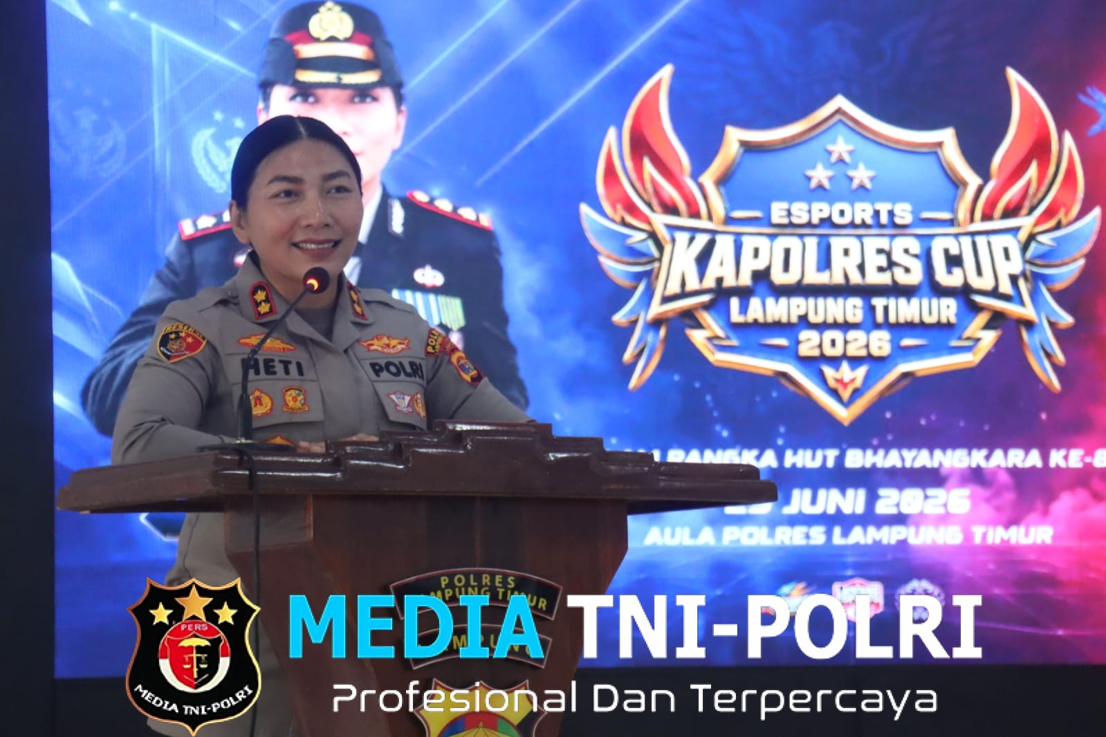 Peringati Hari Bhayangkara ke-80, Polres Lampung Timur Gelar Lomba E-Sport Kapolres Cup