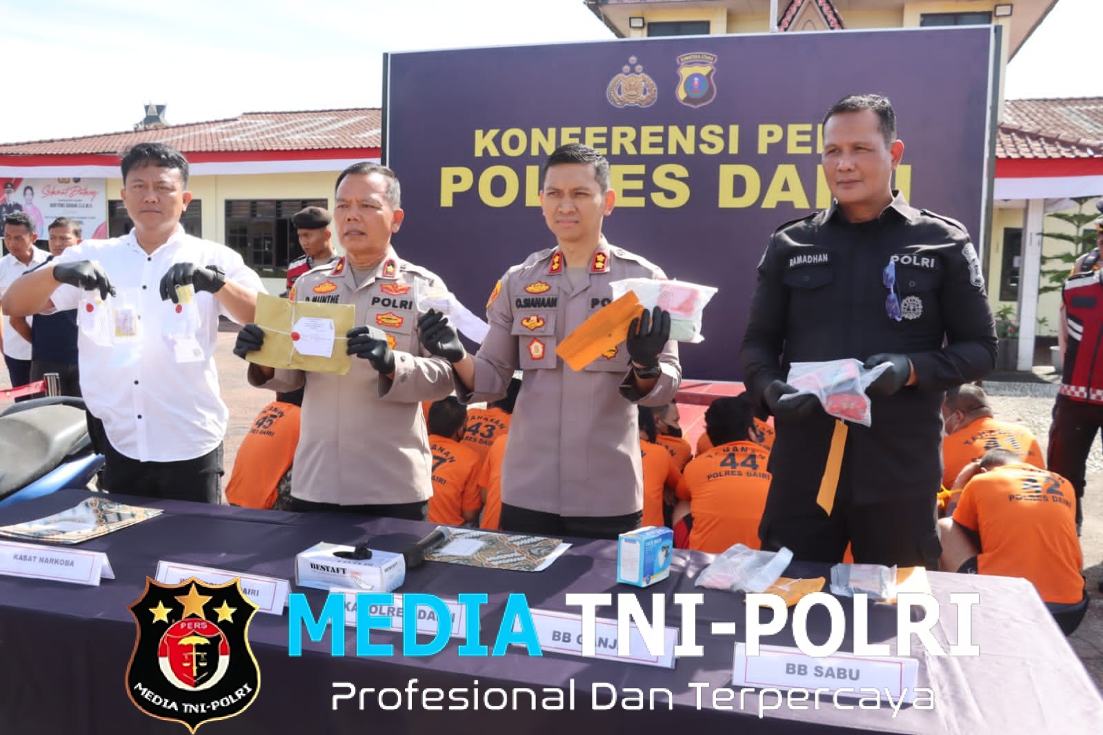 Polres Dairi Ringkus 38 Tersangka dari 29 Kasus Narkoba Periode April – Juni 2026, Kapolres Mari Kita Sinergi Berantas Narkoba