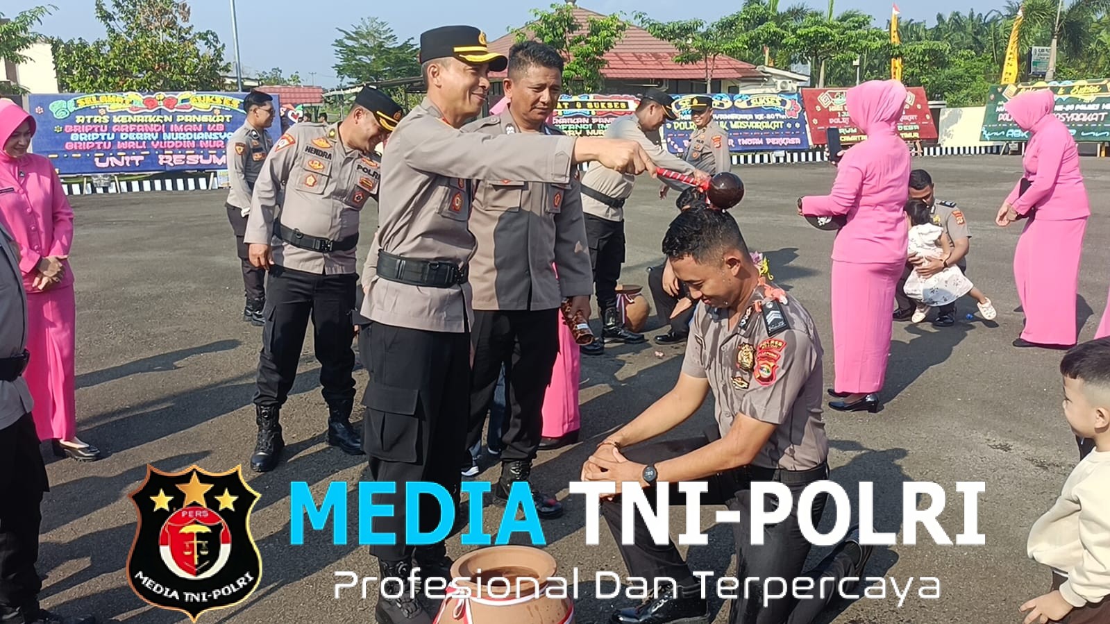 Polres Mesuji Gelar Upacara Laporan Kenaikan Pangkat Periode 1 Juli 2026 untuk 21 Personil