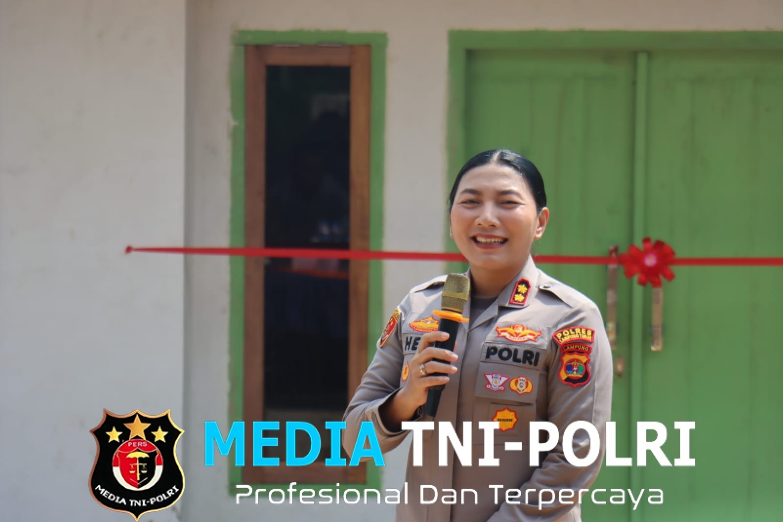 Kapolres Lampung Timur Resmikan Bedah Rumah Ketiga dalam Rangka Hari Bhayangkara ke-80, Wujud Nyata Kepedulian kepada Masyarakat