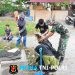 Korem 132/Tadulako dan Warga Gotong Royong Bersihkan Gedung Juang Palu