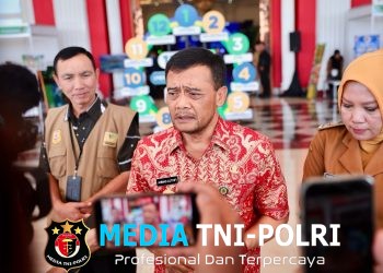 Sambut Hari Bhayangkara ke-80, Polres Tulang Bawang Barat Bersama Jajaran Forkopimda Gelar Olahraga Bersama