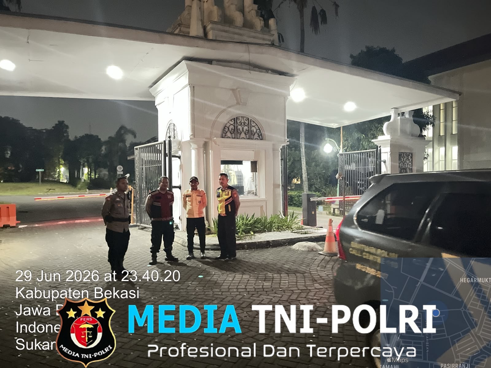 Jaga Jakarta Jaga Bekasi, Polsek Cikarang Pusat Perkuat Patroli Mobile di Kota Deltamas