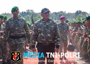 Tinjau Yonif TP 937/Satria Kalijaga, Menhan Sjafrie Sjamsoeddin Tekankan Jati Diri Prajurit yang Profesional dan Merakyat