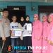 Wujud Kepedulian, Kapolres langkat Berikan Tali Asih Kepada Istri Personel Polri Yang Suaminya Telah Meninggal Dunia