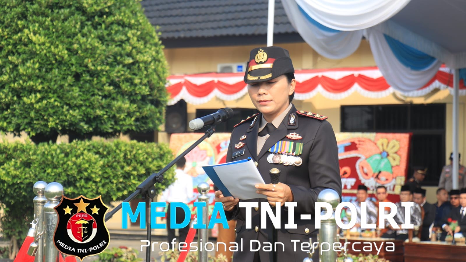 Polres Lampung Timur Gelar Upacara Peringatan Hari Bhayangkara Ke-80