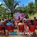 Unik dan Penuh Makna, Syukuran Hari Bhayangkara ke-80 Polsek Meranti Digelar di Tengah Kebun Jagung Demplot Sei Muntik