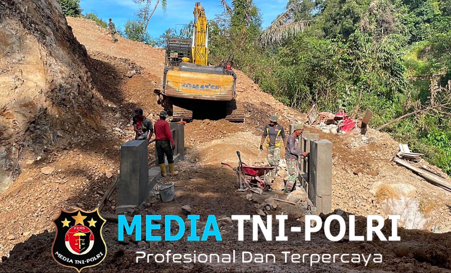Jembatan Aramco di Tapanuli Utara Hampir Rampung, Bakti TNI Hadirkan Akses Aman bagi Warga Pedalaman