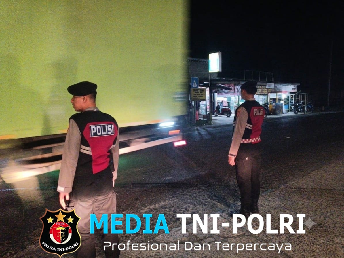 Jajaran Sat Samapta Polres Mesuji Laksanakan Patroli Janji Jaga di Titik Rawan Lalu Lintas dan Perbatasan
