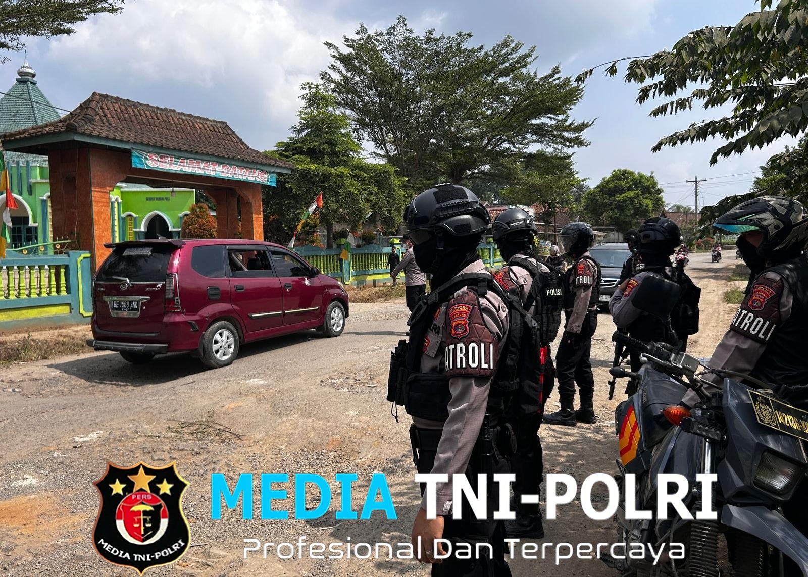 Patroli KRYD Sat Samapta Polres Lampung Tengah, Ciptakan Rasa Aman di Tengah Masyarakat