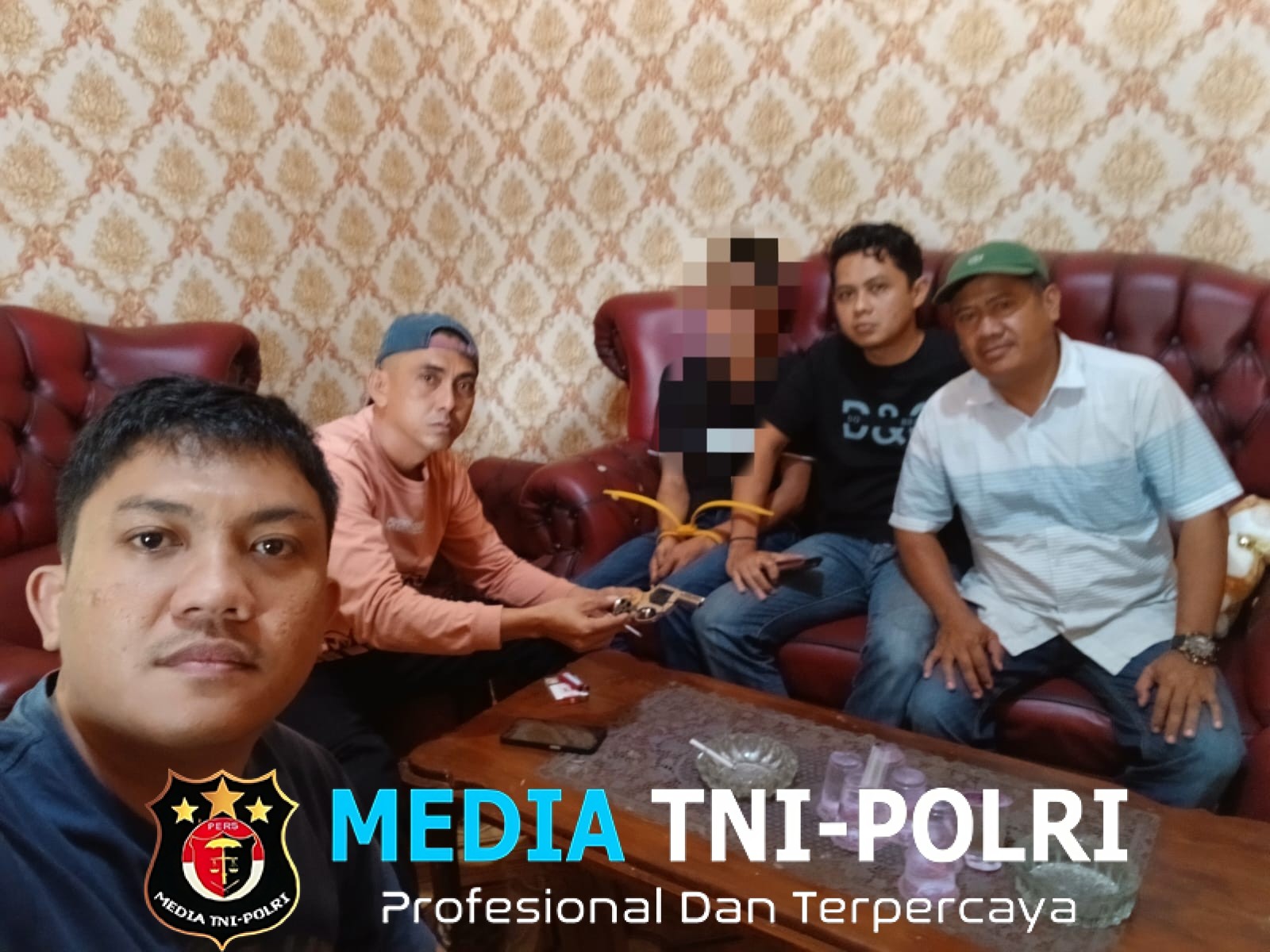 Tekab 308 Presisi Polres Lampung Timur Amankan Pelaku Penembakan di Gunung Pelindung