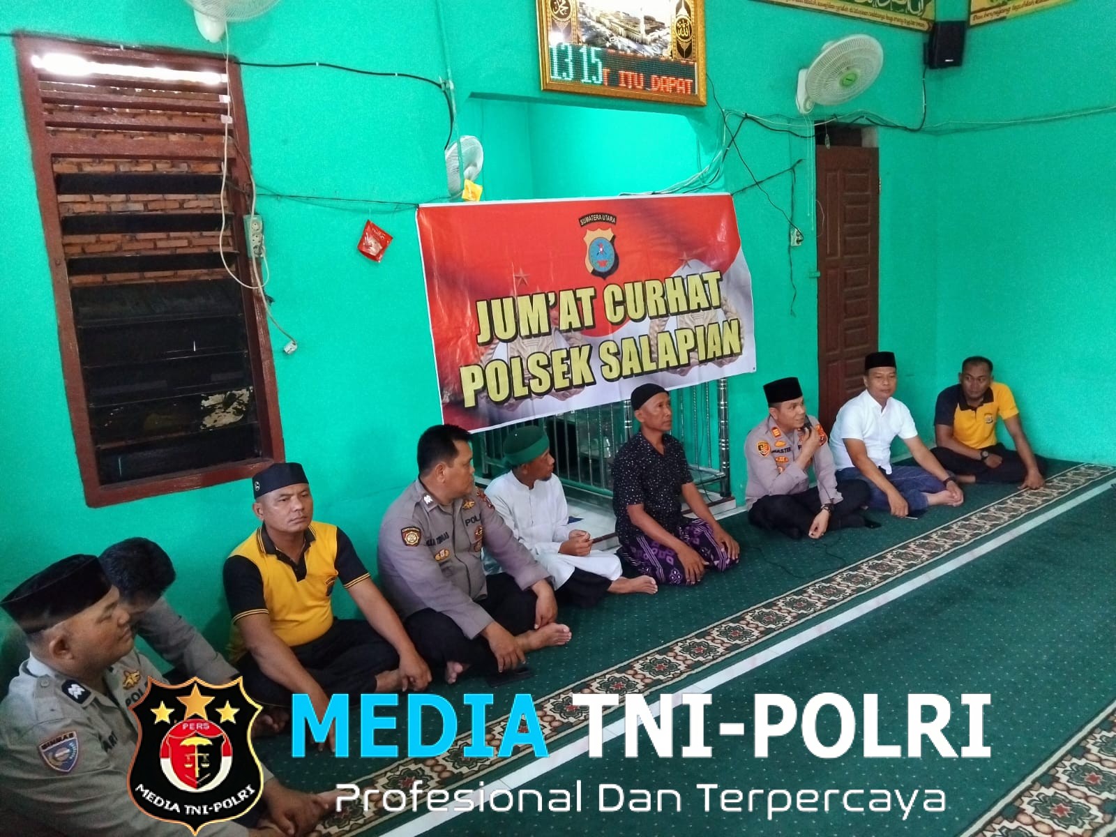 Serap Aspirasi Warga, Polsek Salapian Gelar Jumat Curhat di Desa Naman Jahe